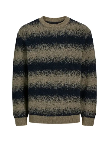 Pulover Jack&Jones, negru/verde Verde