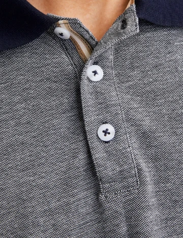 Tricou Jack&Jones, bleumarin/alb Albastru