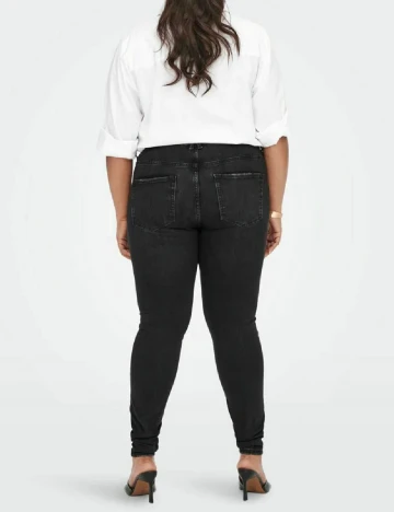 Blugi Only Carmakoma, negru Negru