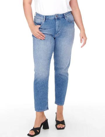 Blugi Only Carmakoma, albastru Albastru