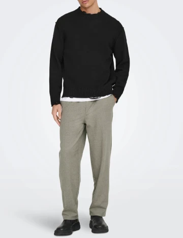 Pulover Only, negru Negru