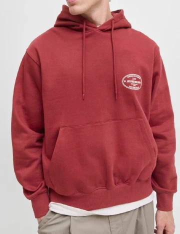 Hanorac Jack&Jones, rosu Rosu