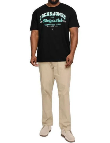 Tricou Jack&Jones Plus Size Men, negru Negru