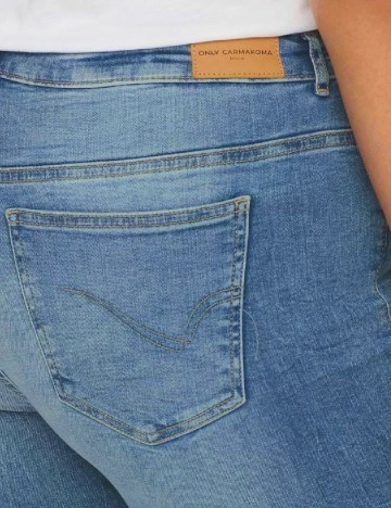 Blugi Only Carmakoma, albastru
