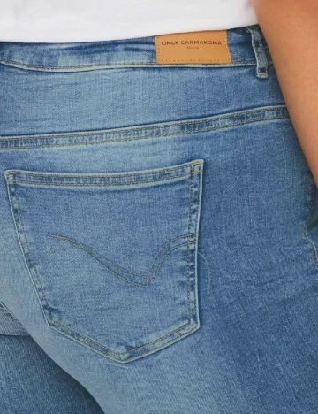 Blugi Only Carmakoma, albastru Albastru