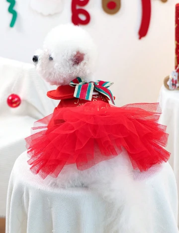 Haina pentru caini SHEIN, rosu