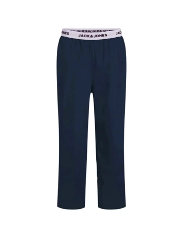 Pijama Jack&Jones, alb/bleumarin Alb