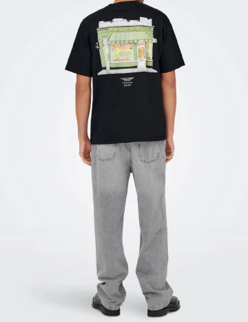 Tricou Only, negru Negru