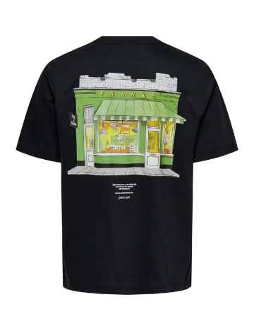 Tricou Only, negru Negru