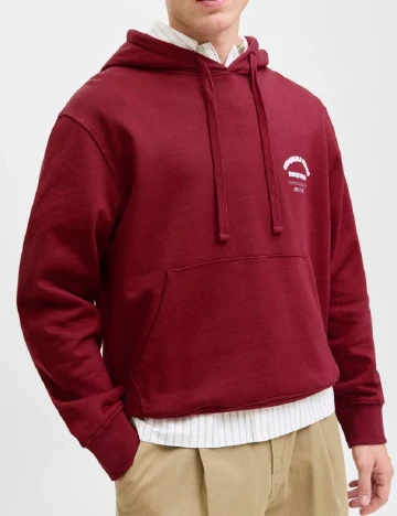 Hanorac Jack&Jones, rosu Rosu