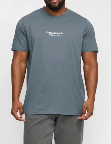 Tricou Jack&Jones Plus Size Men, albastru Albastru