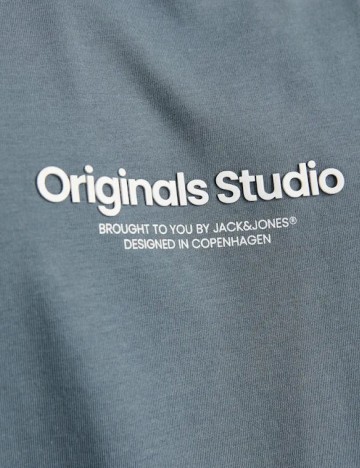 Tricou Jack&Jones Plus Size Men, albastru