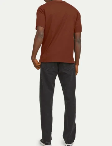 Tricou Jack&Jones, caramiziu Maro