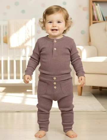 Pantaloni Zara, maro