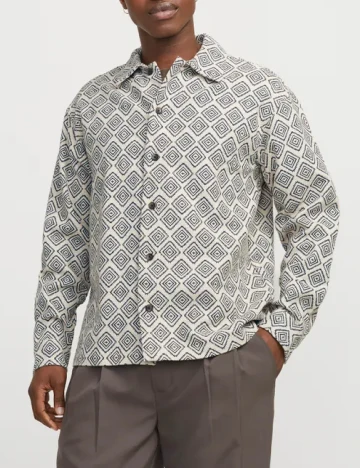 Camasa Jack&Jones, bej Crem