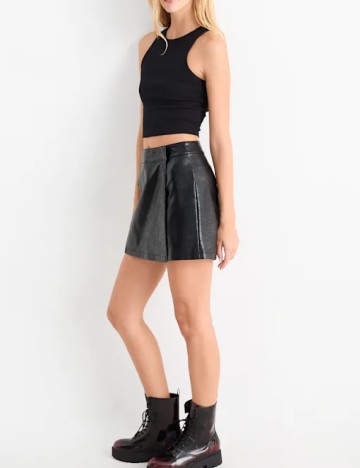 Fusta pantalon C&A, negru