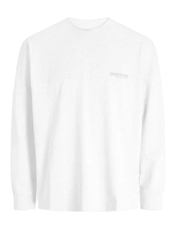 Bluza Oversize Jack&Jones, alb Alb