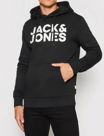 Set Hanorace 2 bucati Jack&Jones, negru/bleumarin Negru