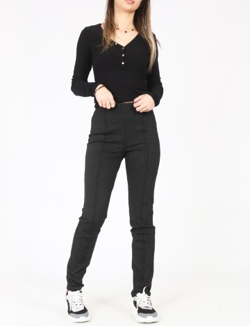 
						Pantaloni C&A, gri inchis