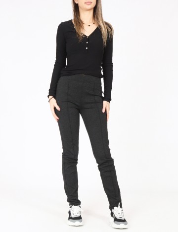 Pantaloni C&A, gri inchis