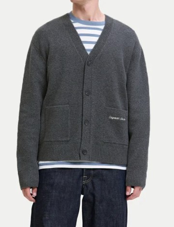 Cardigan Jack&Jones, gri inchis