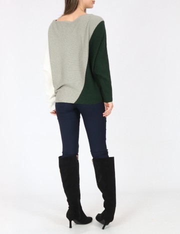 Bluza C&A, verde/alb