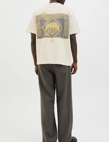 Tricou Jack&Jones, crem