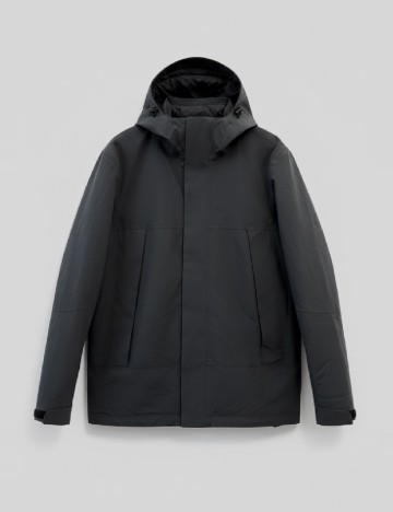 Geaca impermeabila Only, gri inchis