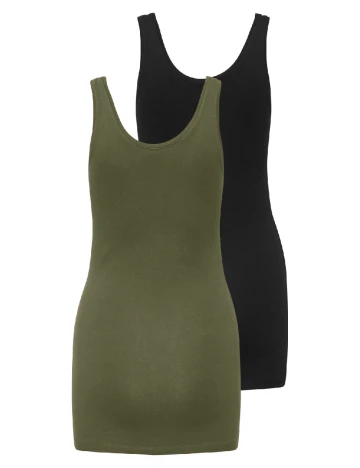 Set Maiouri 2 bucati Only, negru/verde Negru