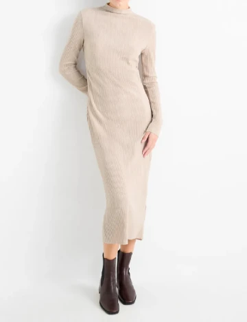 Rochie lunga C&A, crem Crem