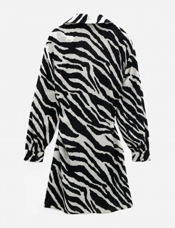 Rochie Zara, alb/negru, XXL