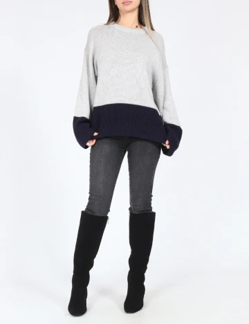 Pulover Oversize C&A, gri