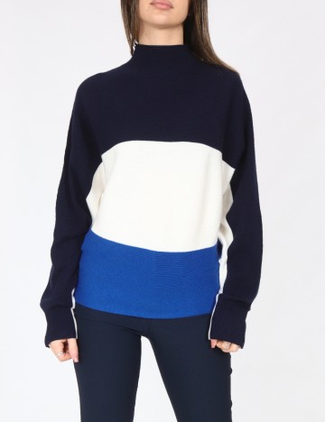 Bluza C&A, albastru/alb