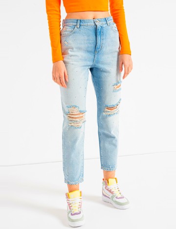 
						Blugi Only, albastru