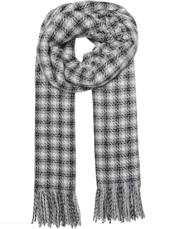 Fular Only, gri/negru