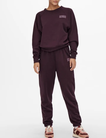 Bluza Only, pruna Mov