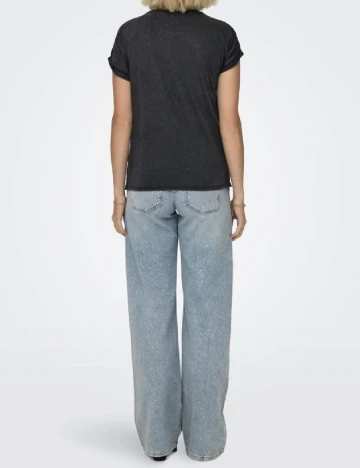 Tricou Only, gri Gri