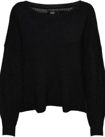 Pulover Only Carmakoma, negru Negru