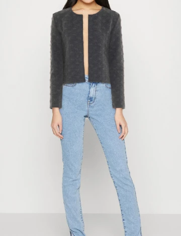 Cardigan Jacqueline de Yong, gri Gri