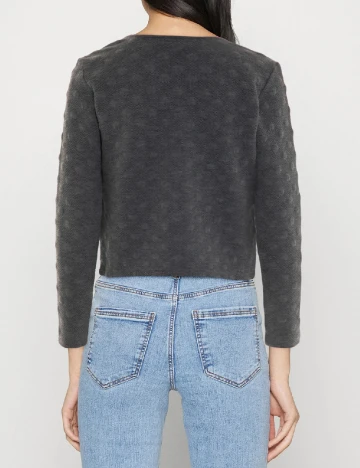 Cardigan Jacqueline de Yong, gri Gri