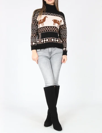 Pulover Zara, negru Negru