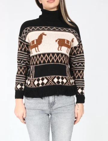 Pulover Zara, negru Negru