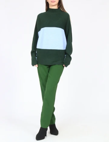 Bluza C&A, verde/albastru