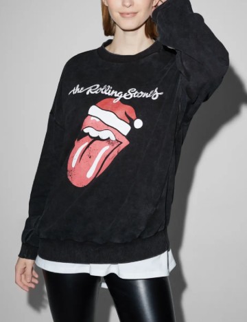 
						Bluza Oversize C&A, negru