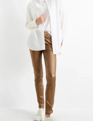 Pantaloni C&A, maro Maro