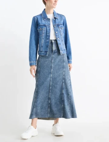 Fusta C&A, albastru Albastru