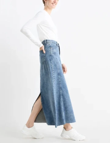 Fusta C&A, albastru Albastru