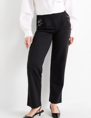 Pantaloni C&A, negru