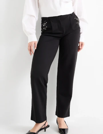Pantaloni C&A, negru Negru