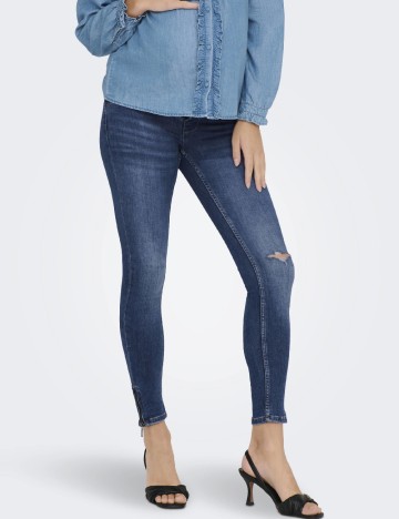 Blugi Only Maternity, albastru